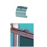 Хомут боковой для ДСП, хром